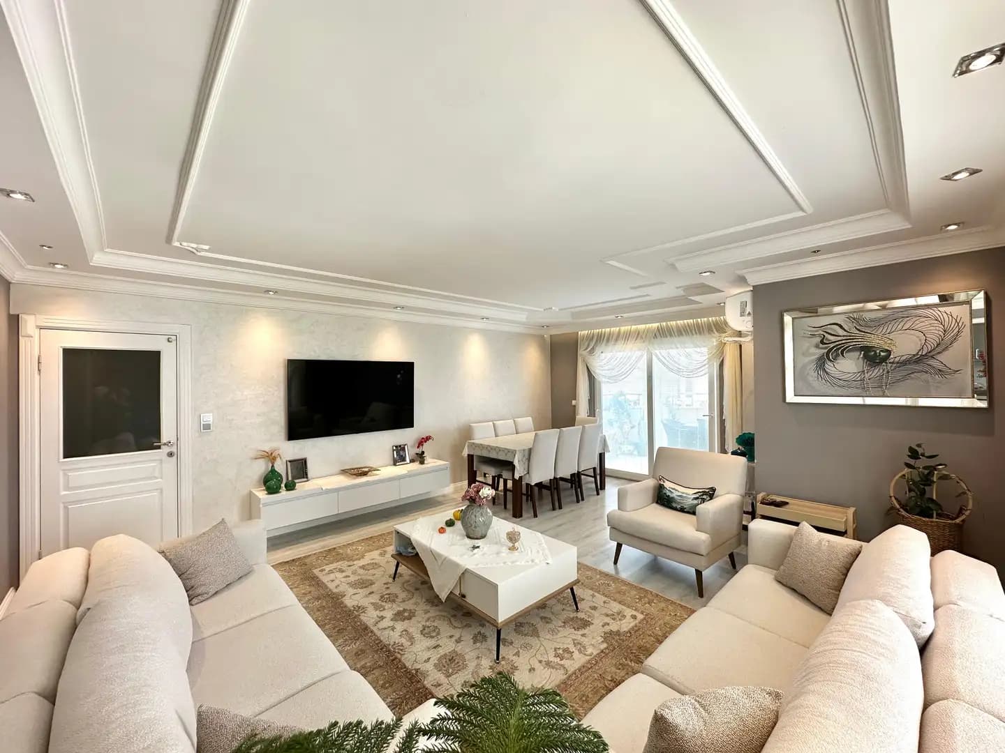 Cikcilli'de Site İçerisinde Satılık Deniz Manzaralı Full Eşyalı 4+1 Dubleks Daire - Görsel 4